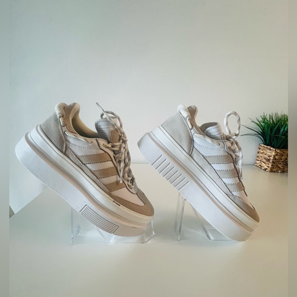 Adidas Ivy Park Super Sleek 72 Shoes Women's 7.5 White Leather Sneakers GX2769